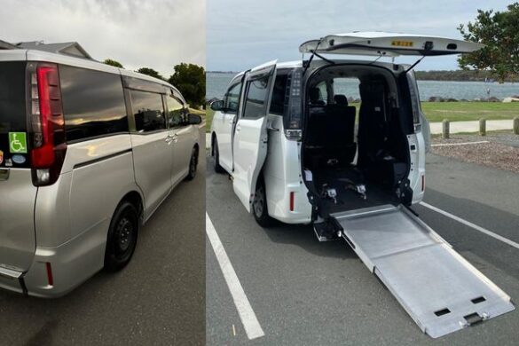 Disability Van with hydraulic ramp